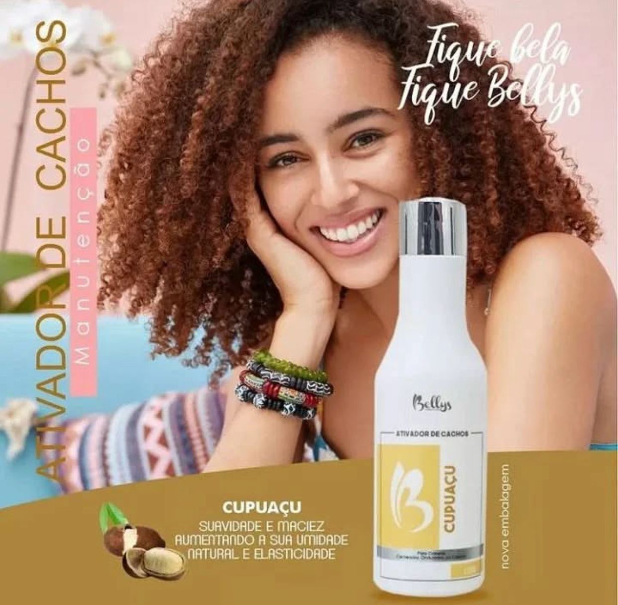 Bellys -  Ativador de Cachos - Cupuaçu