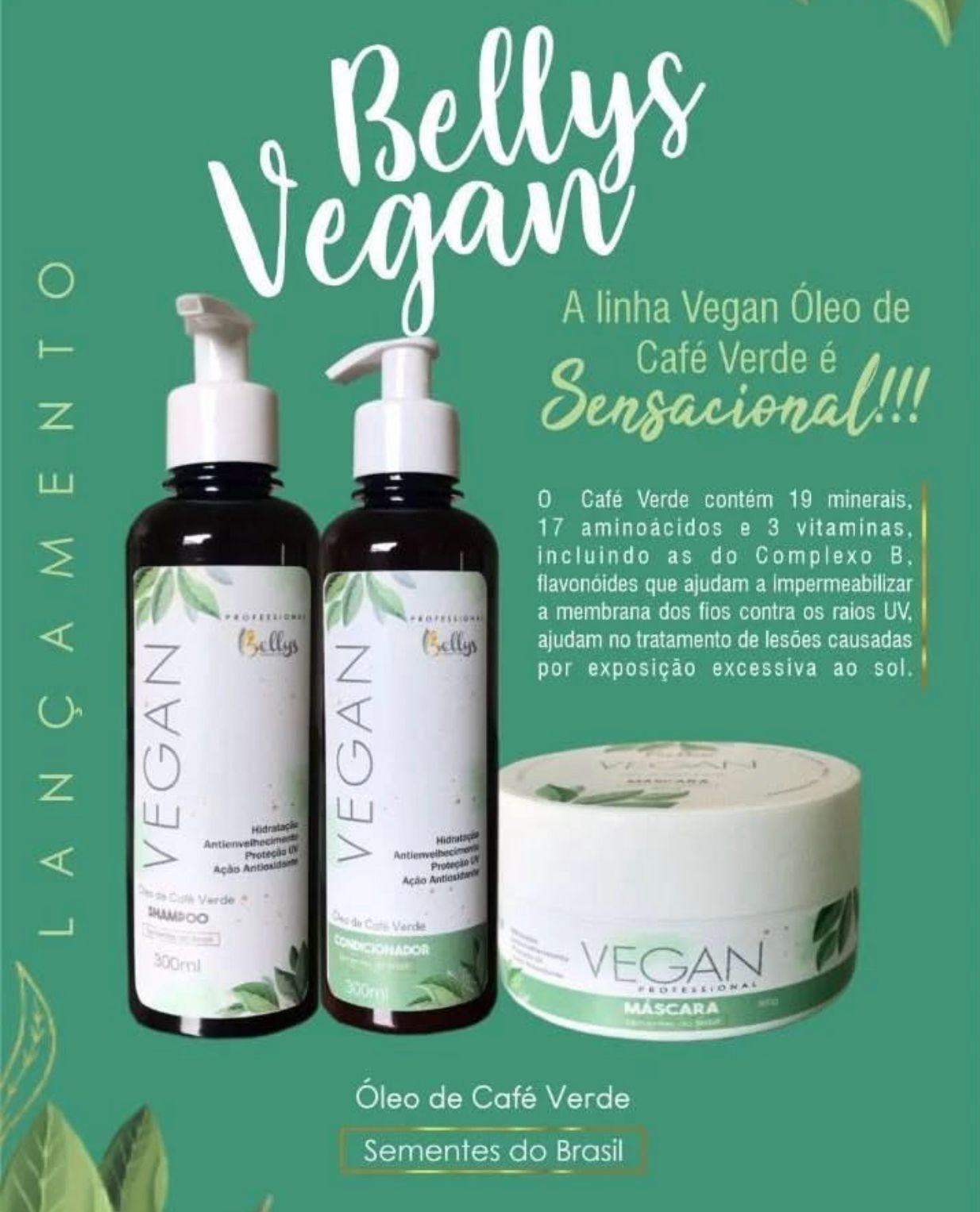 Bellys -  Vegan - Óleo de café verde