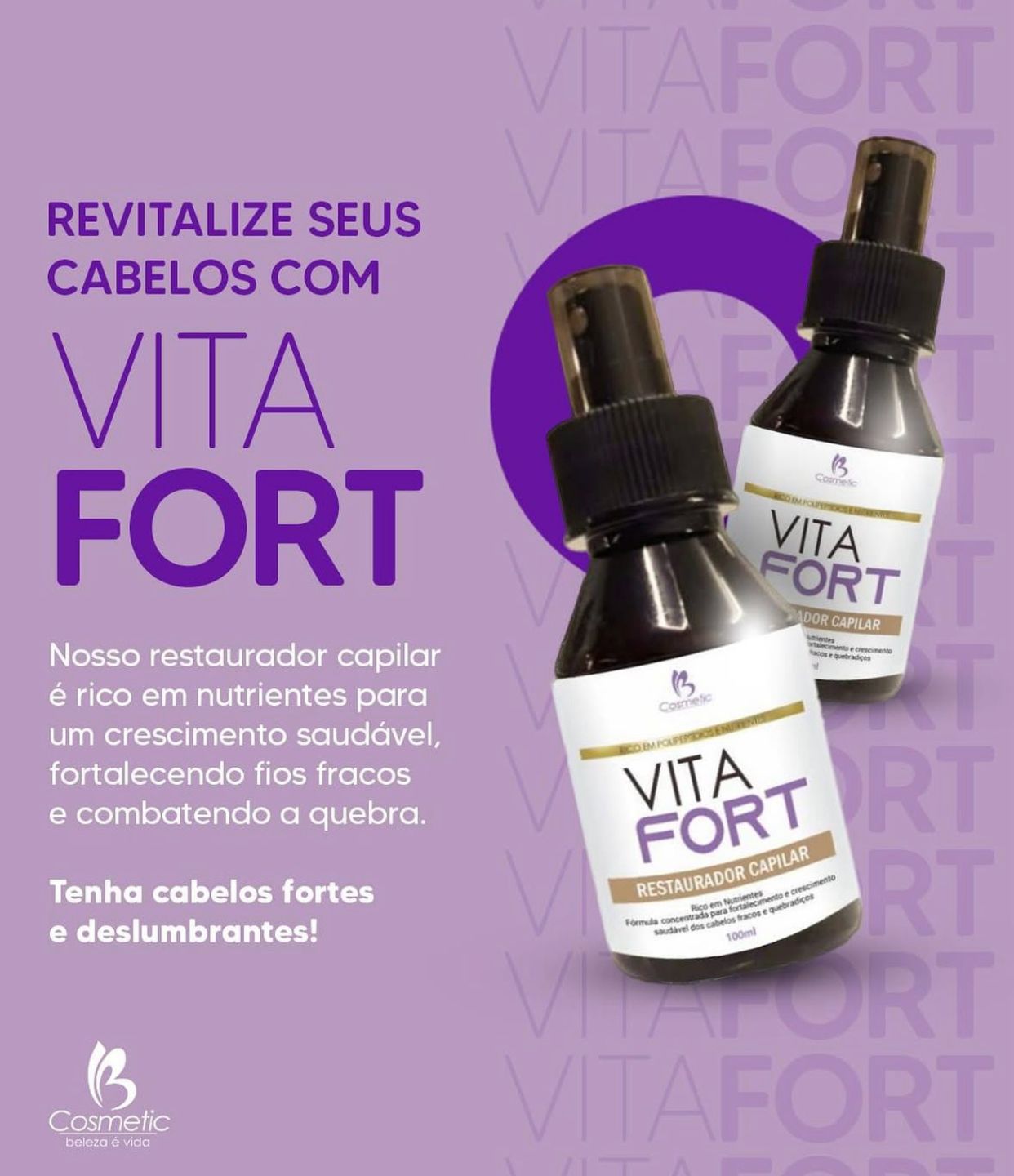 Cosmetic - Vitafort Restaurador Capilar